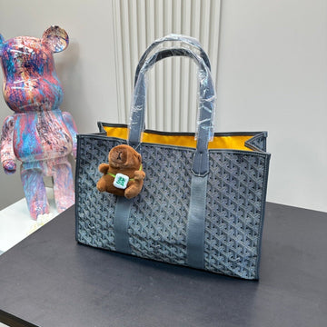 Villette Tote Bag 46 In Grey Goyardine Canvas