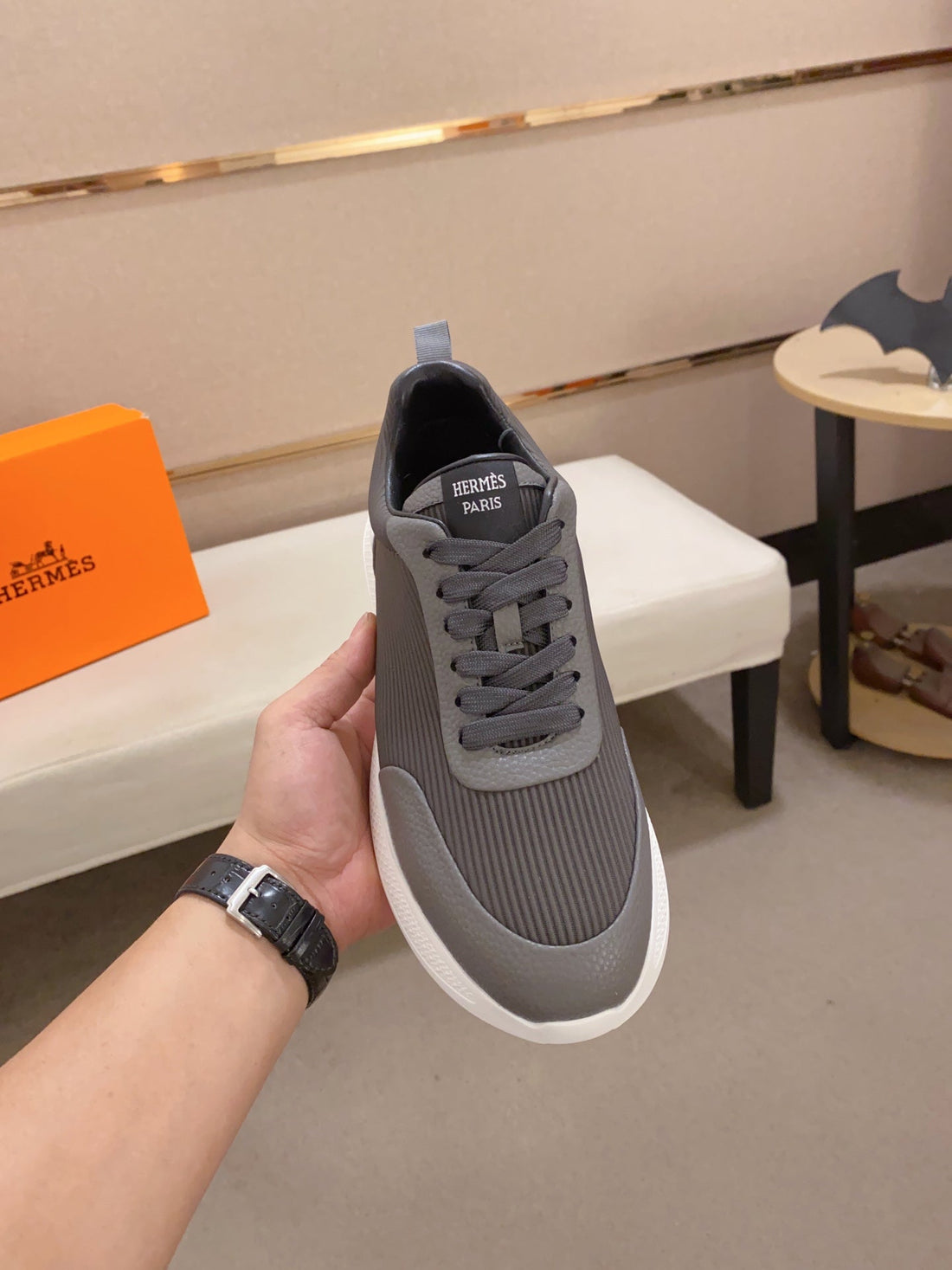 Hm Bouncing Sneaker Gray And Ash Weave
