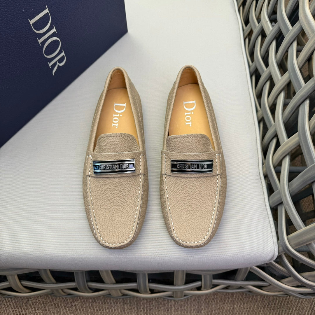 CD Code Loafer Butter Grained Calfskin