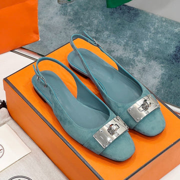 Innocente Slingback Teal Suede