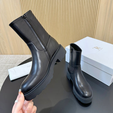 The Row Nobilis Boots Black Cowhide 455863