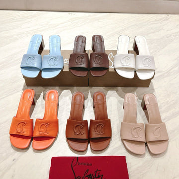 Cl 25 Slipper 8.5cm Gloss Calf Patent Leather 314945