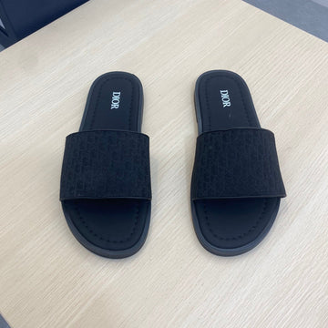 CD Slide Alidas Slipper Black Jacquard