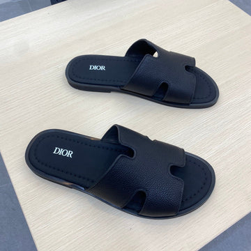 CD H-Alias Sandal Denim Color Grained Calfskin