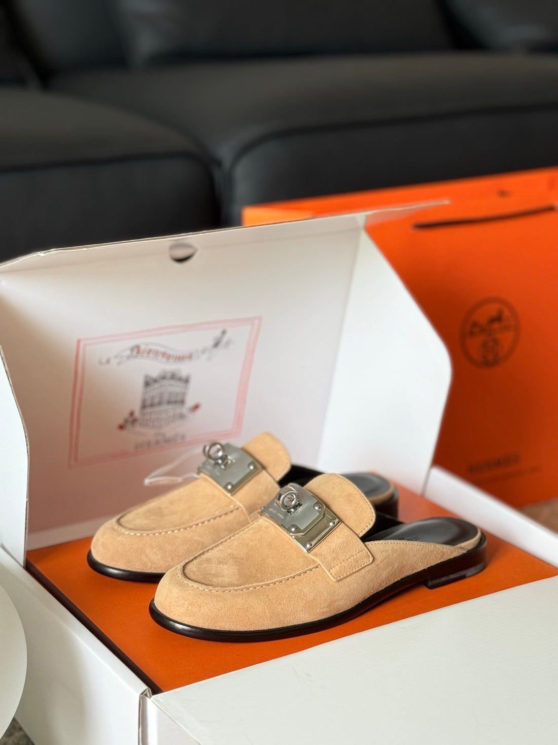 Hm Hot Slip-On Beige Suede 531372
