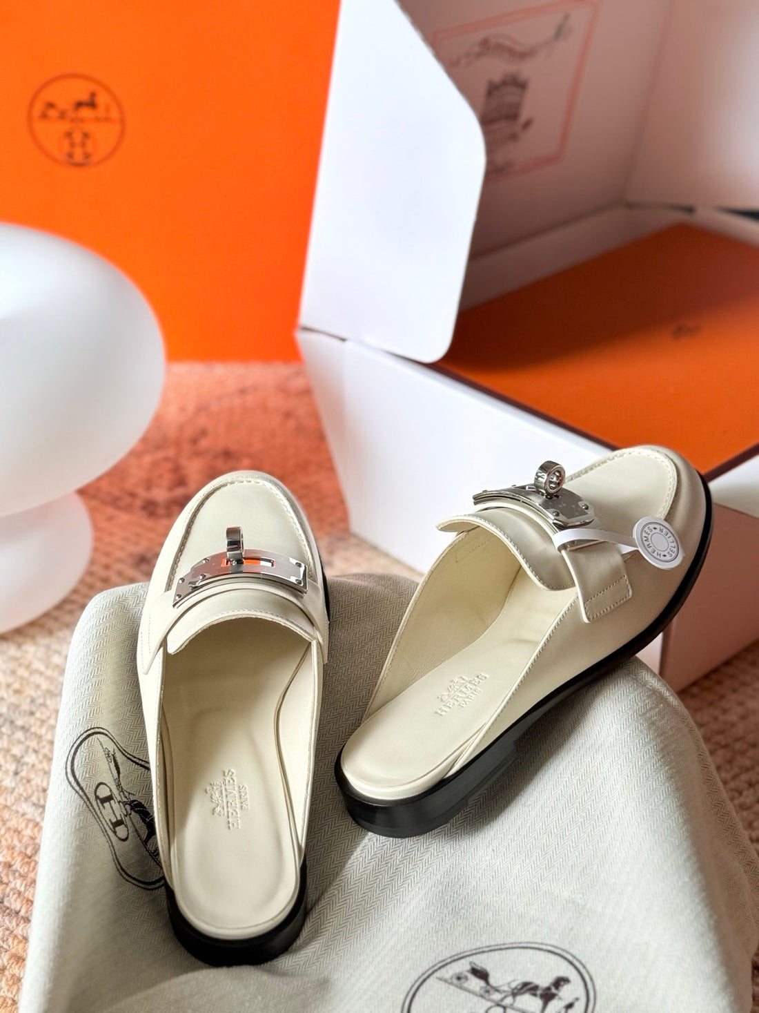 Hm Hot Slip-On Cream Cafskin 531373