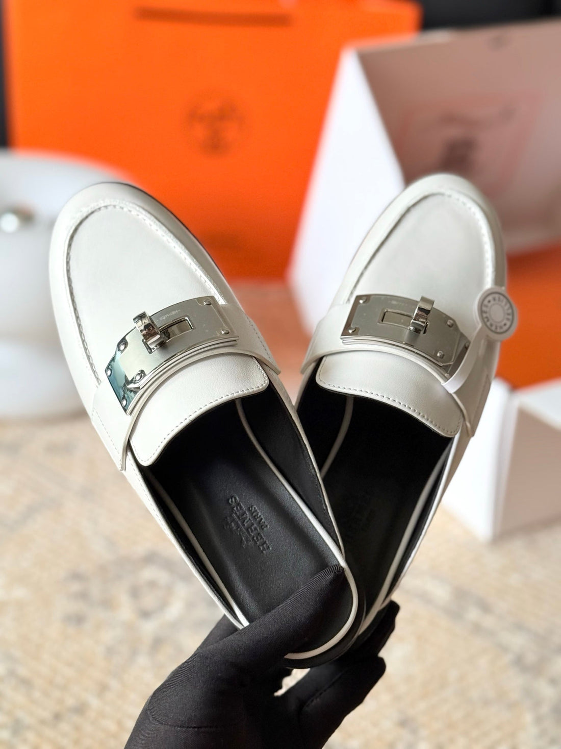 Hm Hot Slip-On White Cafskin 531374
