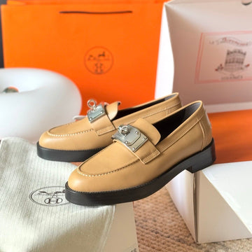 Hm Hot Loafer Beige Calfskin 531376