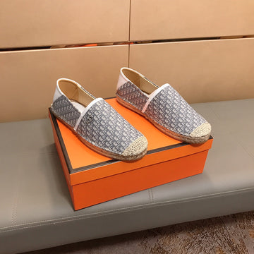 CD Paradise Espadrille Loafer Gray Jacquard