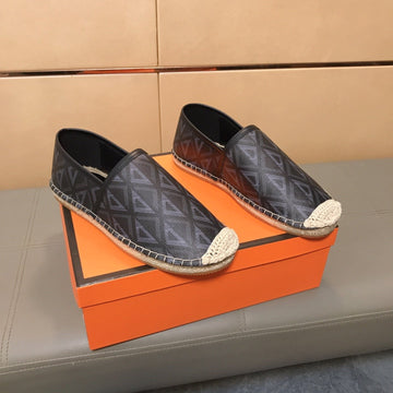 CD Paradise Espadrille Loafer Black Geometric Jacquard