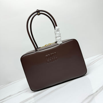 Miu Beau Bag 34 In Briarwood Calfskin