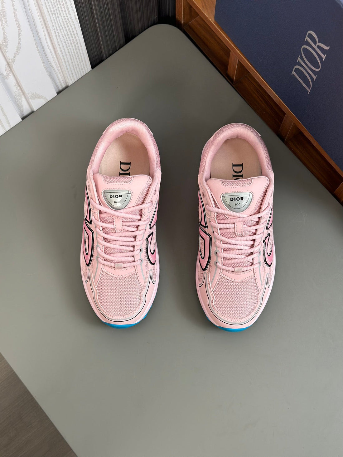CD B30 Sneaker Light Pink Mesh Fabric
