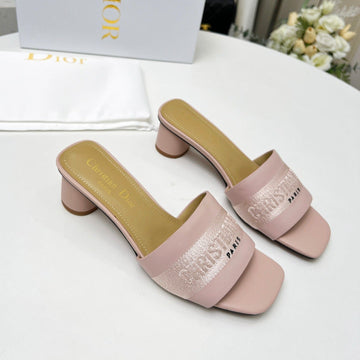 CD Dway 45 Pink Canvas Calfskin