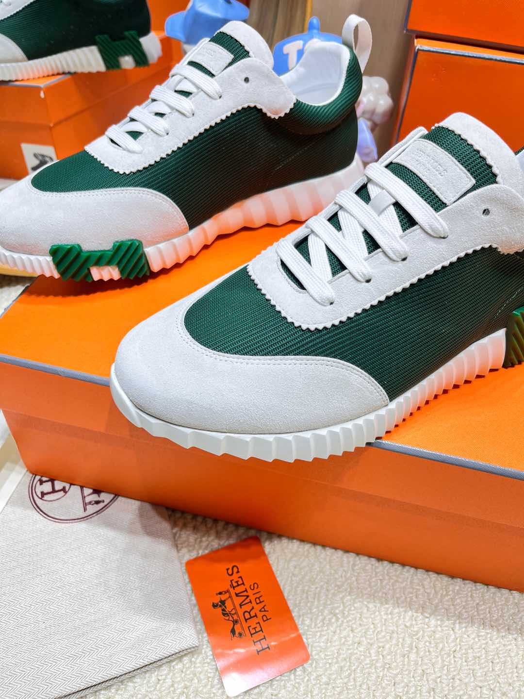 Hm Bouncing Sneaker Castleton Green Fabric 206302
