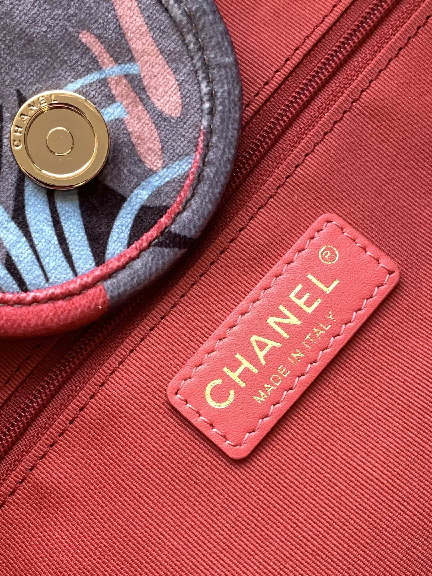 CC CLASSIC LARGE 38 TOTE IN GREY MIX COLORFUL CANVAS Bags Bible