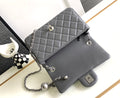 CC MINI 20 FLAP BAG IN DARK GREY CALFSKIN Bags Bible