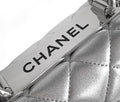 CC MINI 19 FLAP BAG IN SILVER CALFSKIN Bags Bible