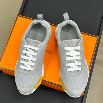 Bouncing Sneakers Light Gray Calfskin