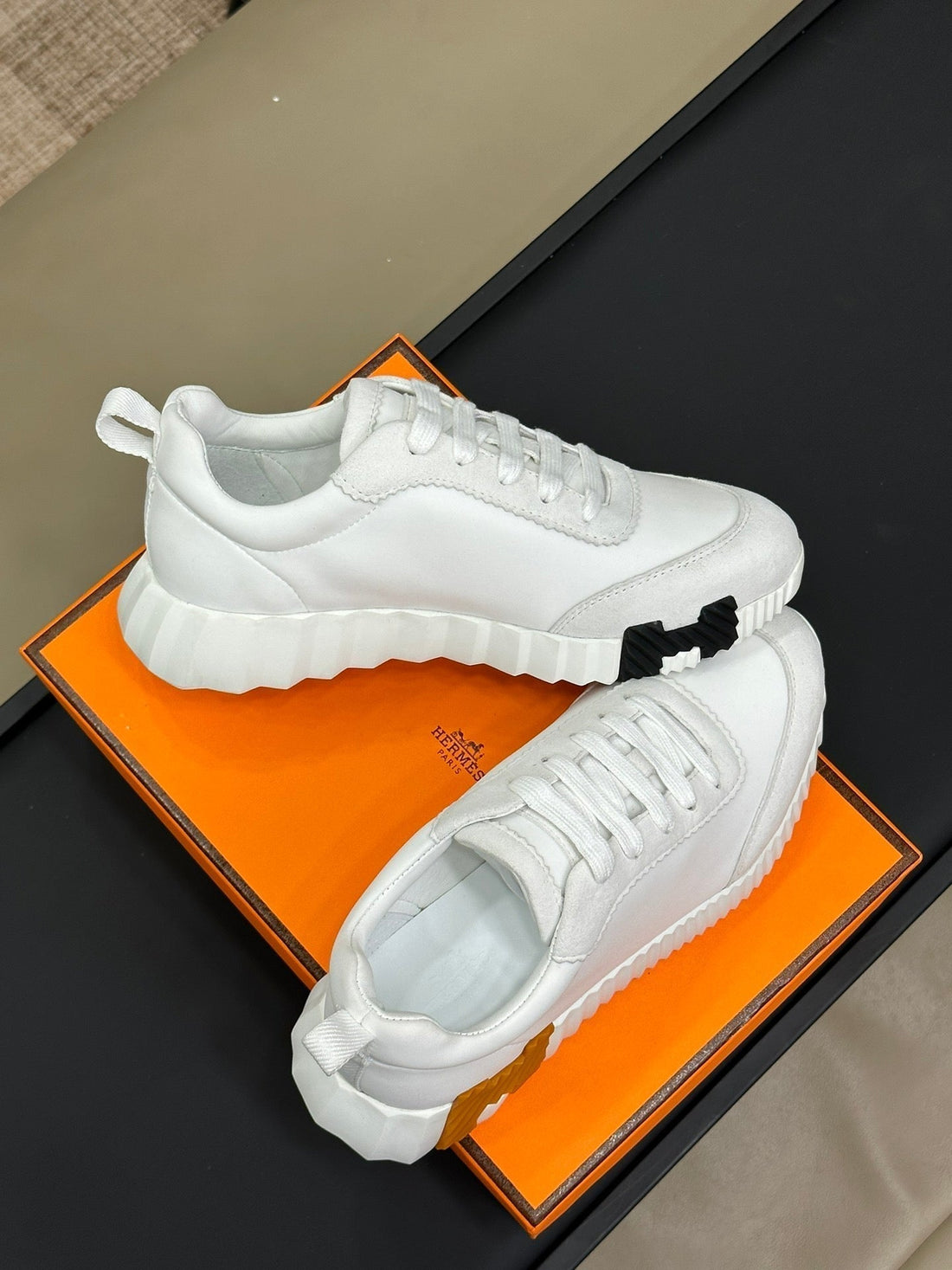 Bouncing Sneakers White Calfskin