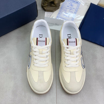 CD Homme Sneakers Ivory Calfskin And Suede