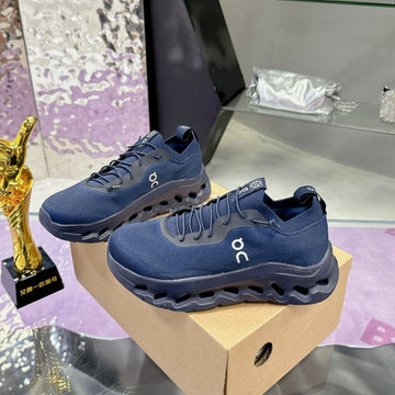 Loewe X On Cloudtilt Sneaker Navy Blue Calfskin