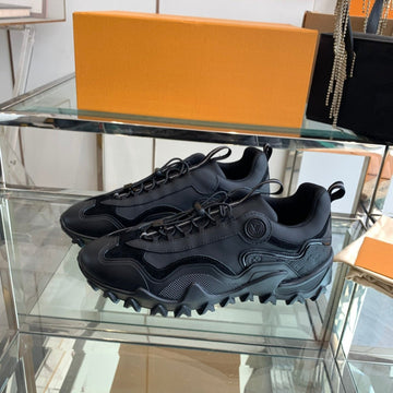 LV Rush Sneaker 40MM Black Cowhide