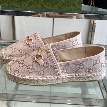 Gc 2025 Espadrille With Horsebit Light Pink Canvas 292318
