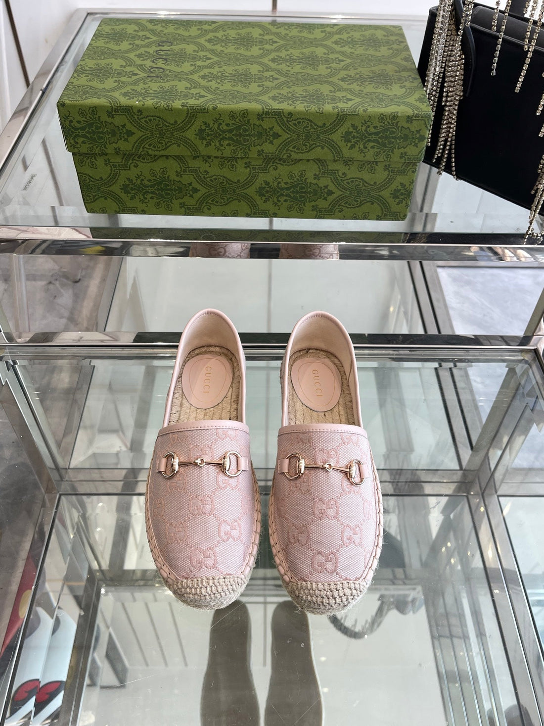 Gc 2025 Espadrille With Horsebit Light Pink Canvas 292318