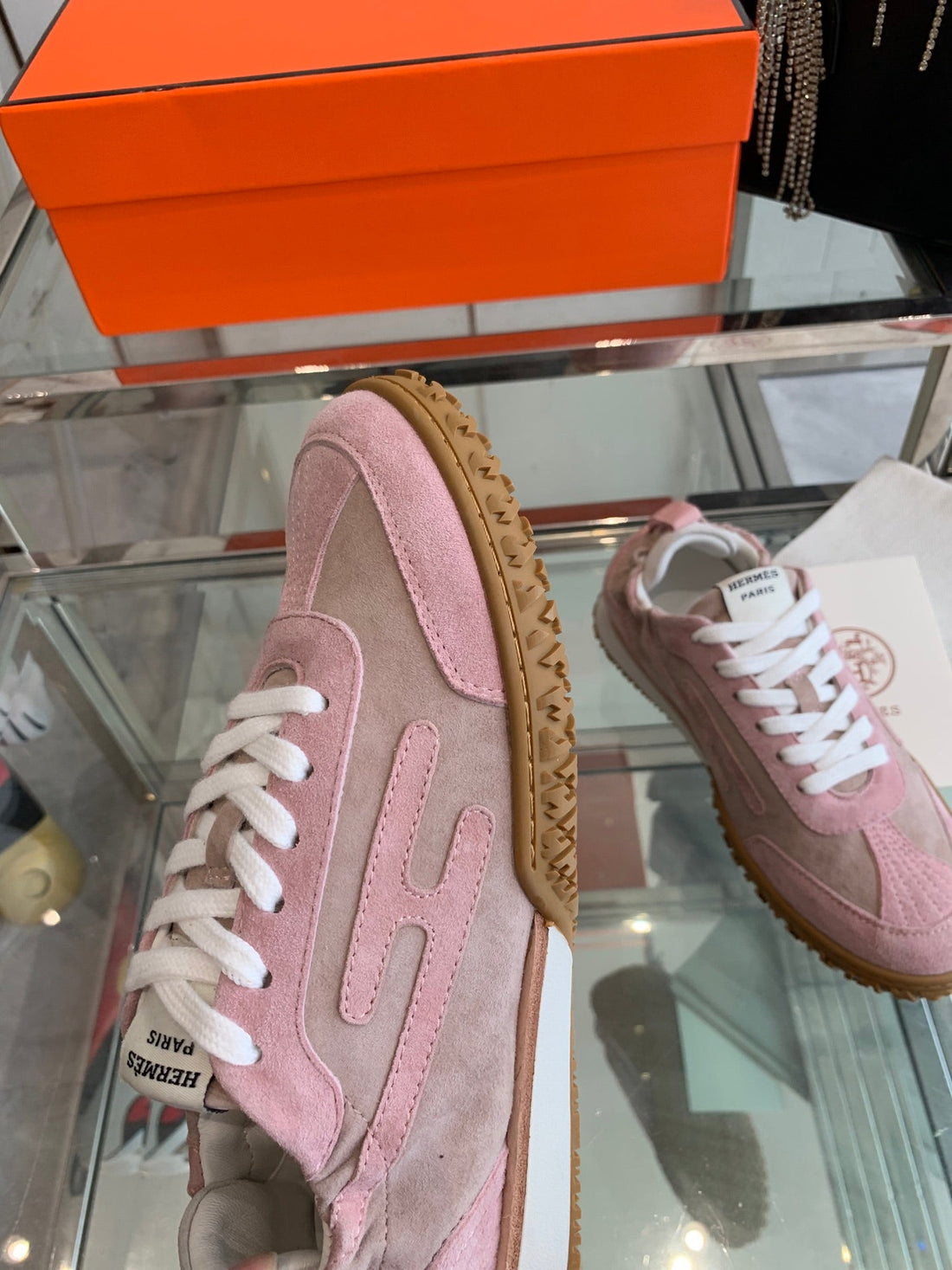 Hm Jet Sneaker Pink Suede 292274
