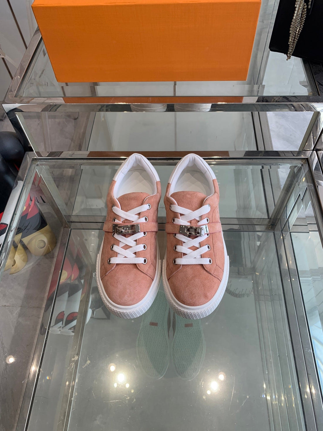 Hm Day Sneaker Pink Suede 291835