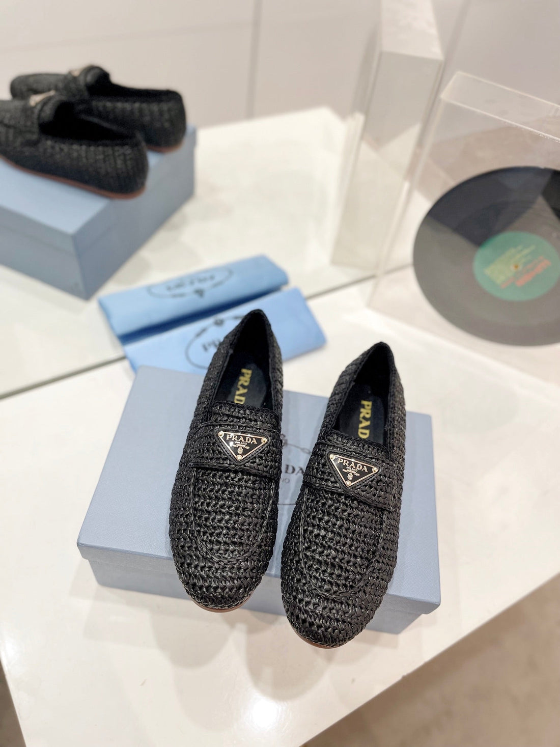 Crochet Loafer 10MM Black