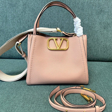 Valentino Small Handbag Blush Pink Calfskin 538533