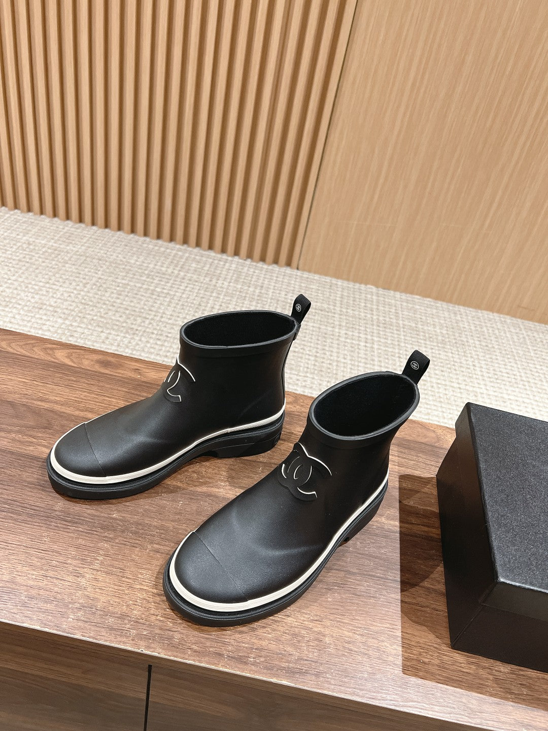 CC Rain Boots Black Tpu