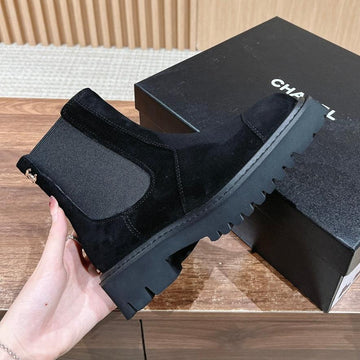 CC Chelsea Ankle Boots Black Suede 937075