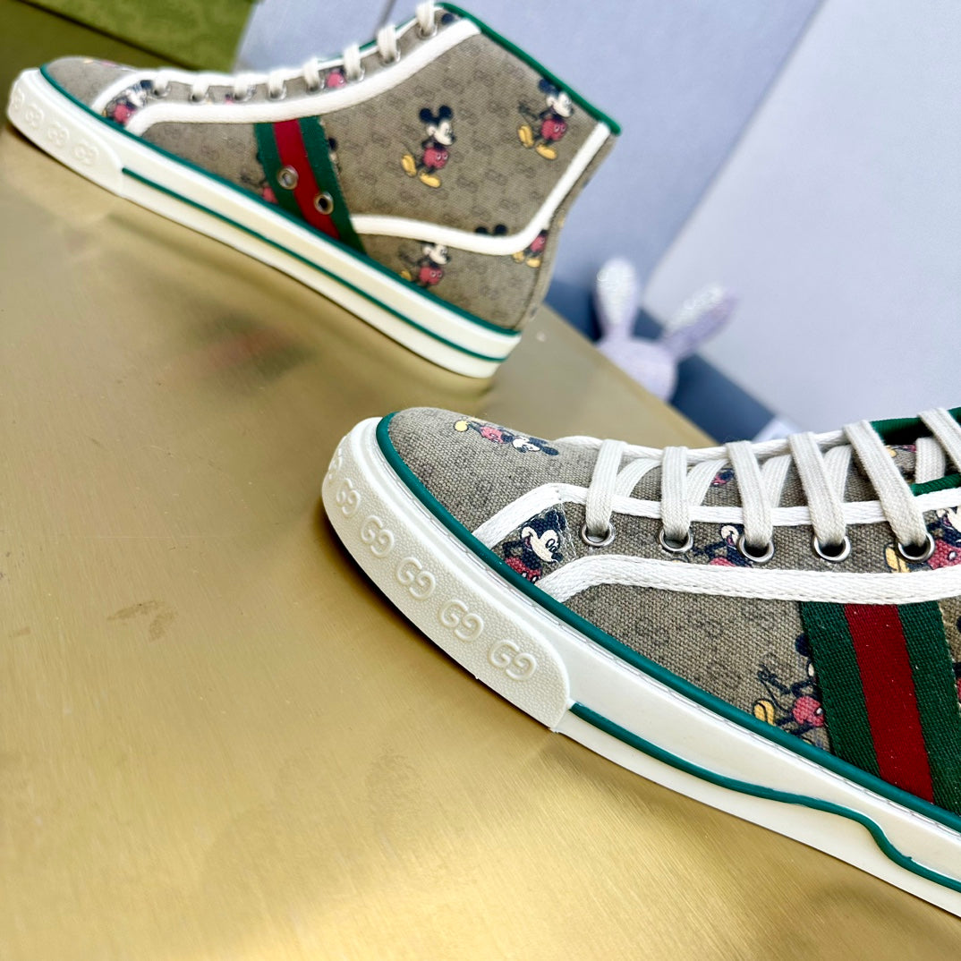 GG Tennis 1977 High-Top Trainer Sky Canvas