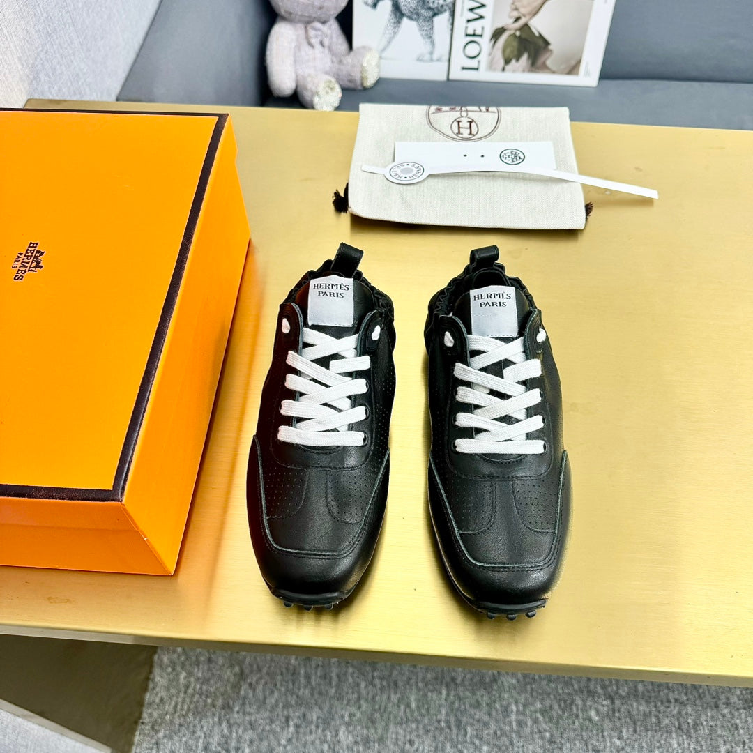 Hm Sneaker In 25MM Black Lambskin 956329