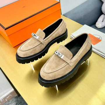 Hm Icone Loafer Light Brown Suede