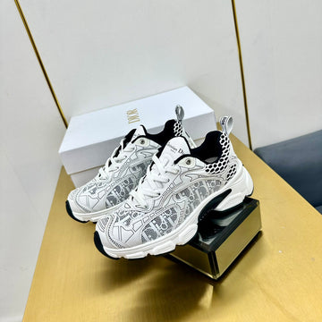 CD Chrono Sneaker 40MM In White Mesh Fabric 994576