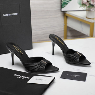 Sl Babylone Mules 10 Black Smooth Calfskin