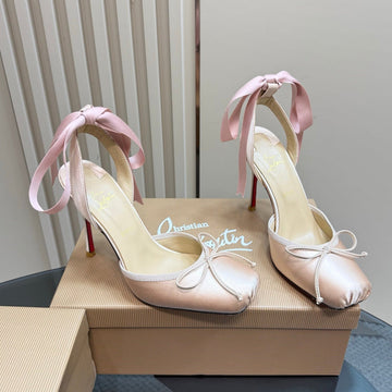 Cl 25C Cassia Lace Up 100MM Your Pink Silk 215856