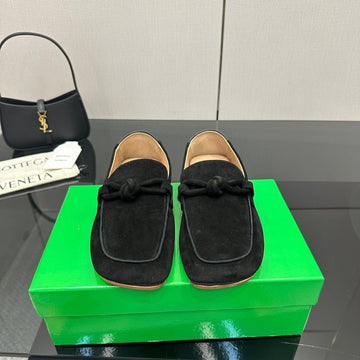 Bv Daddy Loafer Black Suede 427636