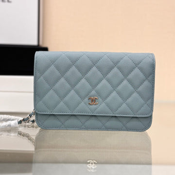 Woc 19CM Cloud Blue Caviar Silver Hardware