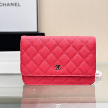 Woc 19CM Red Caviar Silver Hardware