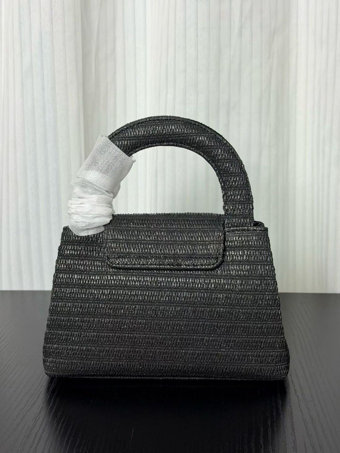 Chanel Kelly 2026 Bag 19CM Black Raffia Leather