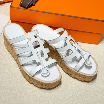 Isabella Sandal White Calfskin