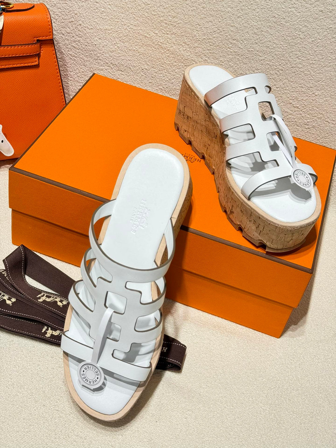 Isabella Sandal White Calfskin