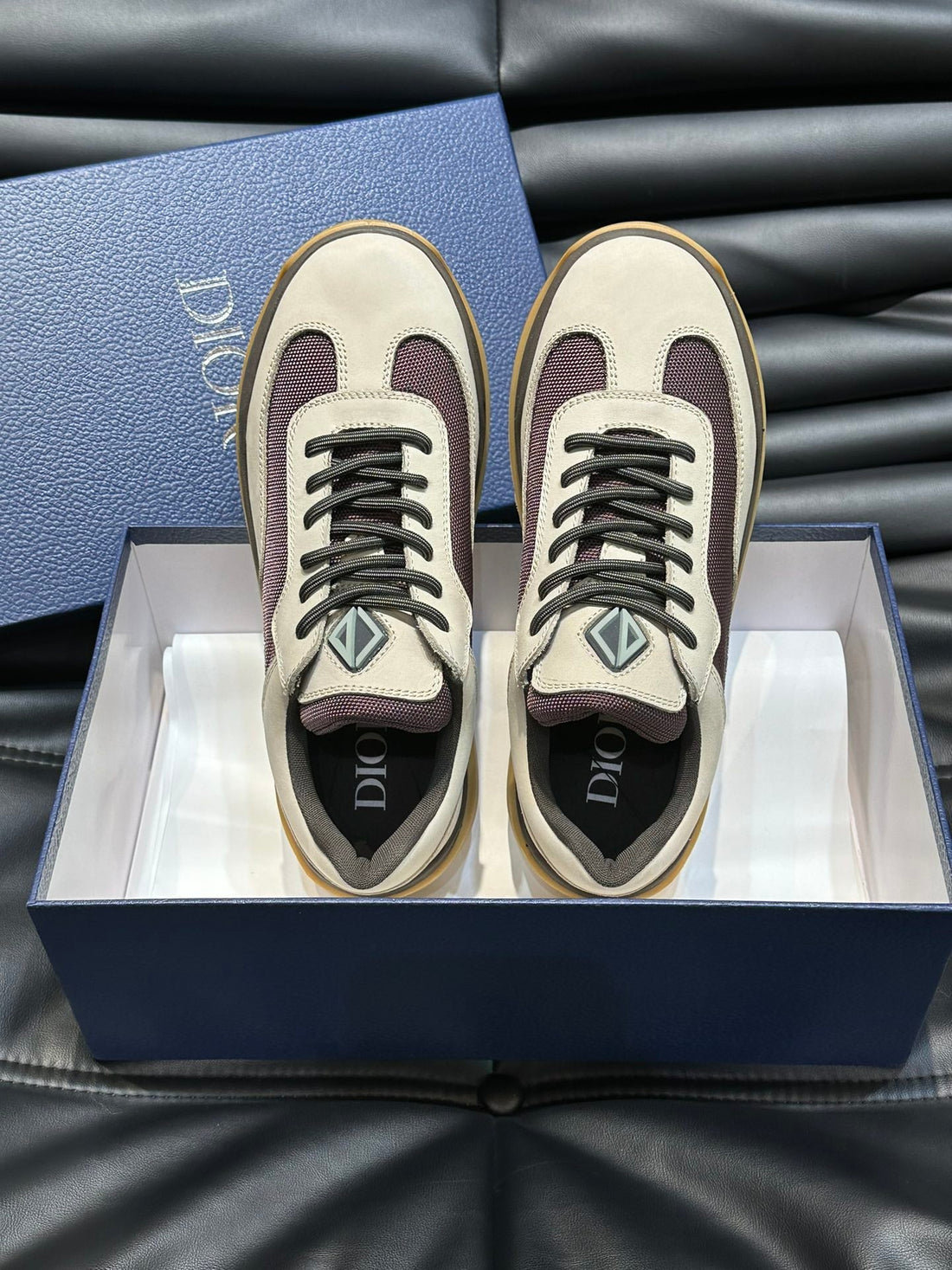 CD & Travis Scott Sneaker Cream Calfskin