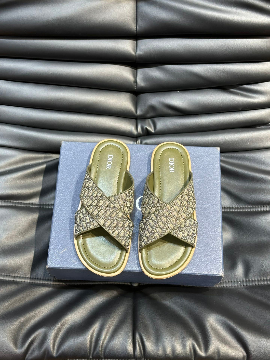 CD Alias Sandal Olive Jacquard