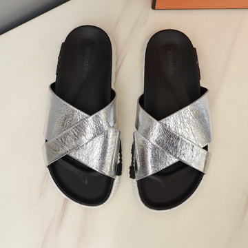 Hm Infra Sandal Silver Lambskin