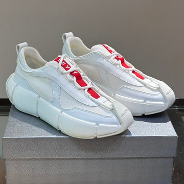 Pra America's Cup Soft Rubber And Bike Fabric Sneakers White